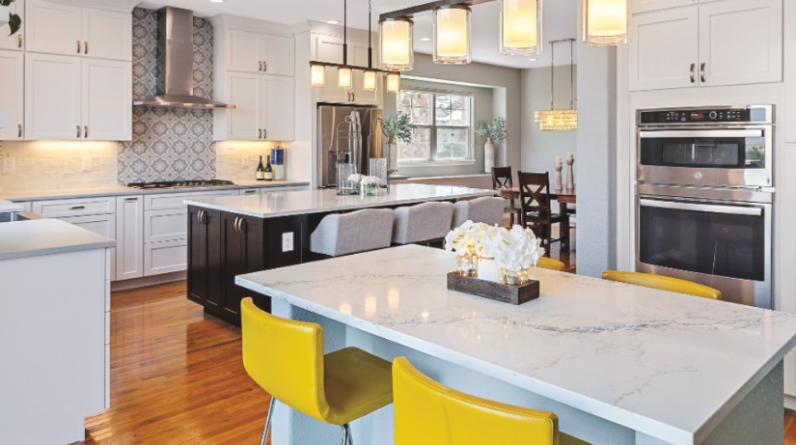 Hunt's Kitchen & Design white kitchen cabinets